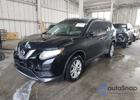 2014 Nissan Rogue S/Sl/Sv из США, поврежденный, VIN 5N1AT2MT6EC869537